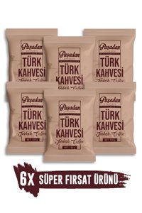 Paşadan Sade Orta Kavrulmuş Türk Kahvesi 6x100 gr