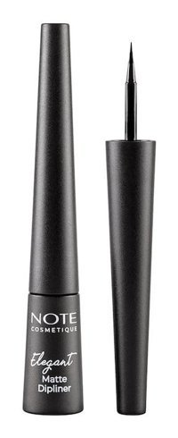 Note Cosmetique Elegant Suya Dayanıklı Mat Siyah Kalıcı Keçe Likit Eyeliner