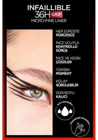 L'Oréal Paris Infaillible 36H Grip 01 Mat Siyah Kalıcı Kalem Eyeliner