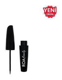 Roa Bitkisel Suya Dayanıklı Siyah İnce Uçlu Fırça Eyeliner