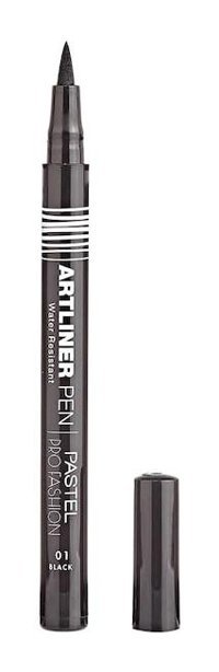 Pastel Profashion 01 Suya Dayanıklı Mat Pastel Siyah İnce Uçlu Keçe Kalem Eyeliner