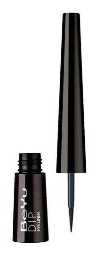 Beyu Paris 10 Saten Beyaz-Siyah İnce Uçlu Fırça Likit Eyeliner