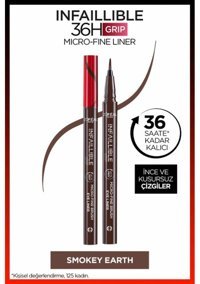L'Oréal Paris Infaillible 36H Micro 02 Suya Dayanıklı Kahverengi Kalıcı İnce Uçlu Kalem Eyeliner