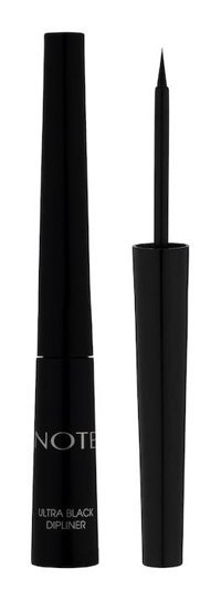 Note Cosmetique Parlak Siyah İnce Uçlu Keçe Likit Eyeliner