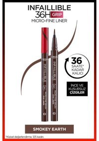 L'Oréal Paris Infaillible 36H Grip 02 Mat Kahverengi Kalıcı Kalem Eyeliner