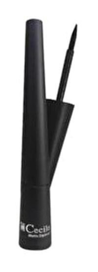 Cecile Miss Black Mat Siyah Likit Eyeliner