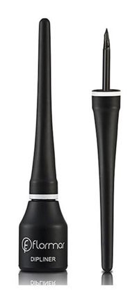 Flormar Siyah Kalıcı İnce Uçlu Fırça Likit Eyeliner