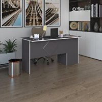 Kenzlife Dolaplı 75x60x110 cm Suntalam Gövdeli Antrasit Çalışma Masası