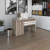 Kenzlife Dolaplı 75x60x110 cm Suntalam Gövdeli Açık Kahverengi Çalışma Masası
