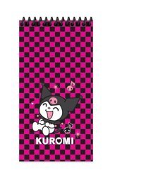 Kuromi A6 Çizgili Küçük Boy Siyah Not Defteri
