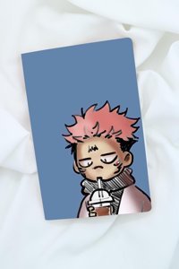 Anime Marketi Jujutsu Kaisen A5 Çizgisiz Orta Boy Bej Not Defteri
