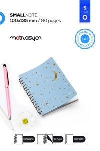 Motivasyon Yayınları A5 Çizgisiz Orta Boy Çok Renkli Not Defteri