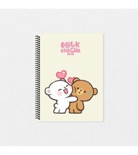 Tabby Design Milk And Mocha Bear A5 Çizgisiz Küçük Boy Çok Renkli Not Defteri