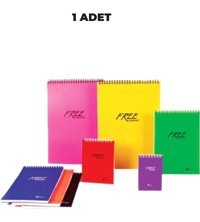 Keskin Free Office 145002-99 A4 Kareli Orta Boy Turuncu Not Defteri
