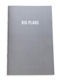Prep Big Plans A5 Çizgisiz Orta Boy Gri Not Defteri