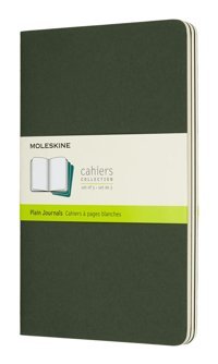 Moleskine Cahier Large A5 Çizgisiz Orta Boy Kırmızı 3'lü Not Defteri