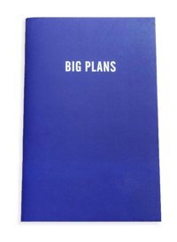 Prep Big Plans A5 Çizgisiz Orta Boy Lacivert Not Defteri