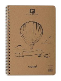 Schoellershammer Alx.0367 A4 Kareli Orta Boy Kahverengi Not Defteri