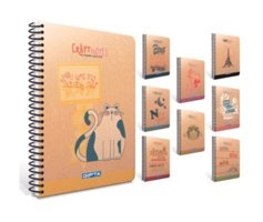 Gıpta Craft Notes A6 Çizgili Orta Boy Turuncu Not Defteri