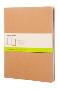 Moleskine Cahier A3 Çizgisiz Büyük Boy Beyaz 3'lü Not Defteri