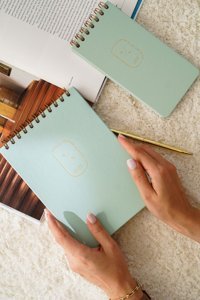 Matt Notebook A5 Çizgisiz Spiralli Orta Boy Yeşil 2'li Set Not Defteri