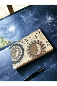 Yagmurluaksesuar Astroloji A7 Çizgisiz Küçük Boy Siyah Not Defteri