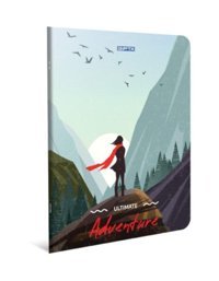 Gıpta Adventure A6 Çizgili Orta Boy Turuncu Not Defteri