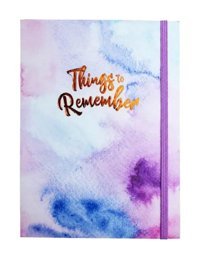 Konseptkutu Mor Things To Remember A5 Çizgili Orta Boy Mor Not Defteri