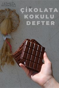 Lethe Works Çikolata A7 Çizgisiz Küçük Boy Kahverengi Not Defteri