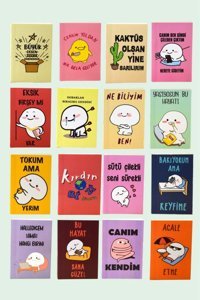 Kids Like A6 Çizgisiz Küçük Boy Kahverengi 6'lı Not Defteri