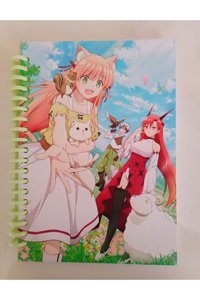 Kleeyiseviyorum Beast Tamer Anime A5 Renkli Orta Boy Çok Renkli Not Defteri
