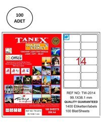 Tanex Tw-2014 A5 Çizgili Orta Boy Çok Renkli Not Defteri