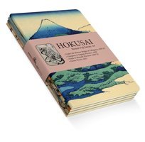Retronote Hokusai A5 Çizgisiz Düz Orta Boy Sarı 4'lü Set Not Defteri