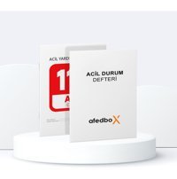 Afedbox A5 Çizgili Küçük Boy Beyaz Not Defteri