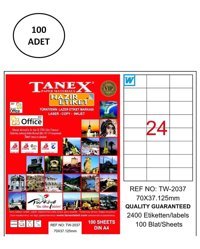 Tanex Tw-2037 A5 Çizgili Orta Boy Çok Renkli Not Defteri