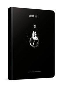 Gıpta Astro Notes A3 Noktalı Orta Boy Siyah Not Defteri