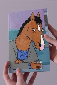Hopena Bojack Rick A5 Çizgisiz Orta Boy Çok Renkli Not Defteri