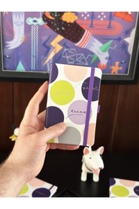 Victoria'S Journals Venzi Art A6 Çizgili Küçük Boy Mor Not Defteri