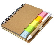 Paste Notes A6 Çizgili Spiralli Küçük Boy Kahverengi Set Not Defteri
