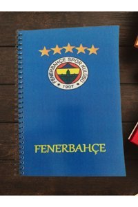 Algitsin Fenerbahçe A4 Çizgili Orta Boy Mavi Not Defteri