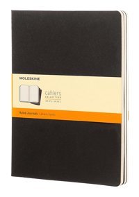 Moleskine Cahier A5 Çizgili Büyük Boy Siyah 3'lü Not Defteri