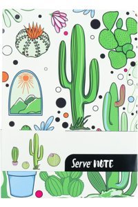 Serve Note A5 Çizgili Orta Boy Yeşil Not Defteri
