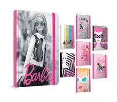 Gıpta Barbie A5 Çizgili Küçük Boy Gri Not Defteri