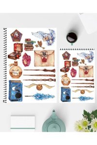 Feroxby Harry Potter A5 Çizgisiz Orta Boy Çok Renkli Not Defteri