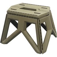 Mom Outdoor Plastik Katlanır Kamp Taburesi Yeşil