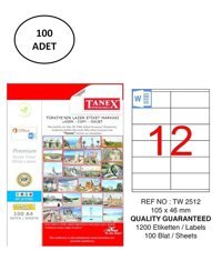 Tanex Tw-7512 A5 Çizgili Orta Boy Çok Renkli Not Defteri