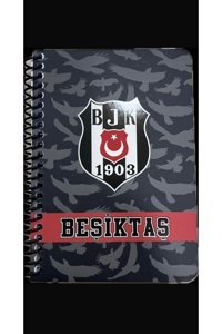 Karinabest Beşiktaş A6 Çizgili Küçük Boy Siyah Not Defteri