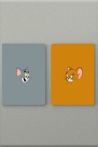 Namgo Tom & Jerry A5 Çizgisiz Turuncu 2'li Not Defteri