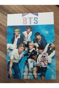 Organica Tasarım Bts A5 Çizgisiz Orta Boy Mavi Not Defteri