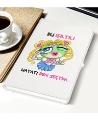 Bk Gift Bu Işıltılı Hayatı Ben Seçtim A5 Çizgisiz Orta Boy Çok Renkli Not Defteri